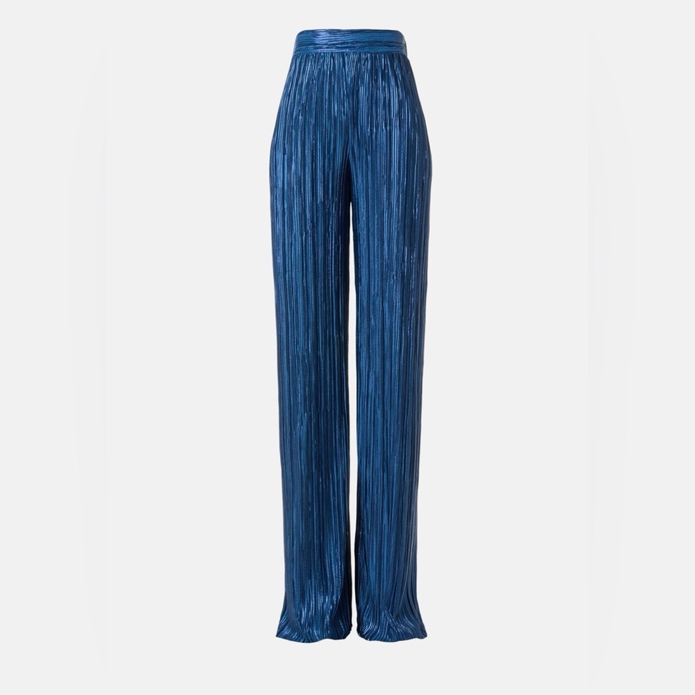 Sabina Musayev The York Pant in shimmering blue, XS - Picture 2 of 7